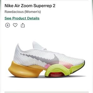 NIKE AIR ZOOM SÚPERREP 2 size 9